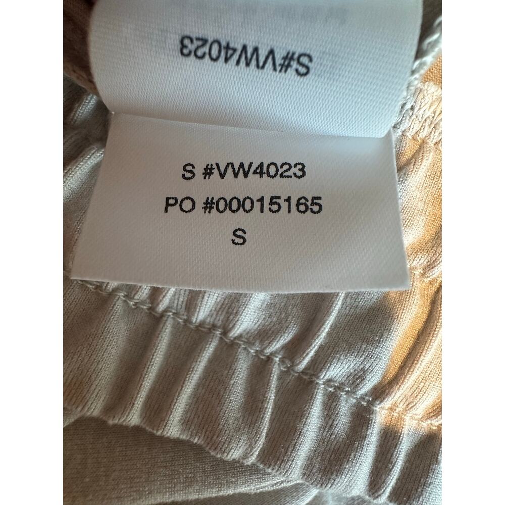 Vuori Halo Essential Wide Leg Pant Ecru Heather Small - Picture 7 of 10